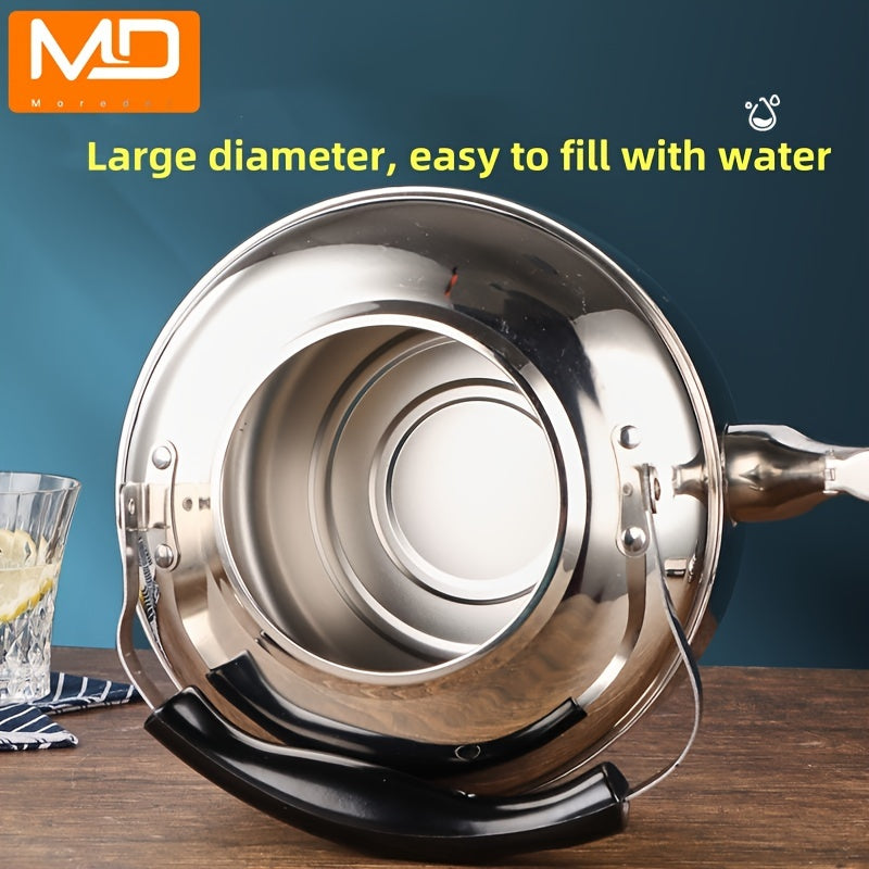 Stainless Steel 5L Whistling Tea Kettle For Stovetop Large Capacity Durable