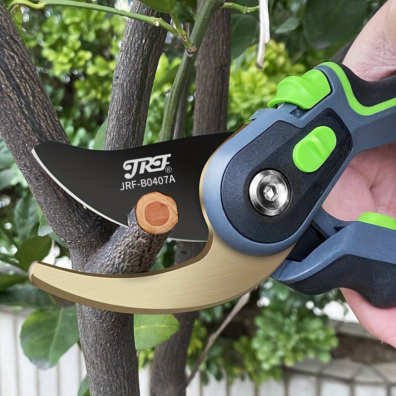 High-Performance Bypass Pruning Shears with Sharp SK5 Steel Blades for Garden Trimming