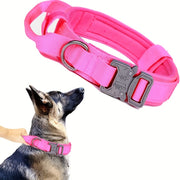 Tayyorlanadigan naylon taktik it taqishi, og'ir metall tokchali, trening va yurish uchun