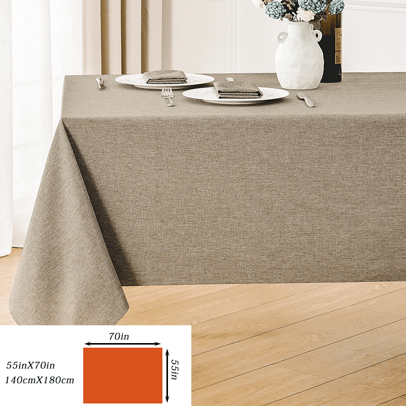 Polyester Modern Tablecloth for Dining Room Decor
