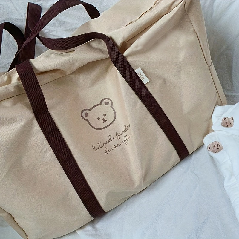 Keng Maternity Pampers Sumkasi Zamonaviy Khaki Rangida - Mustahkam Matodan Yasalgan, Sayohat Uchun Zaruriy Buyumlar Uchun Ideal, Shuningdek, Qo'l Sumkasi Sifatida Ham Foydalanish Mumkin