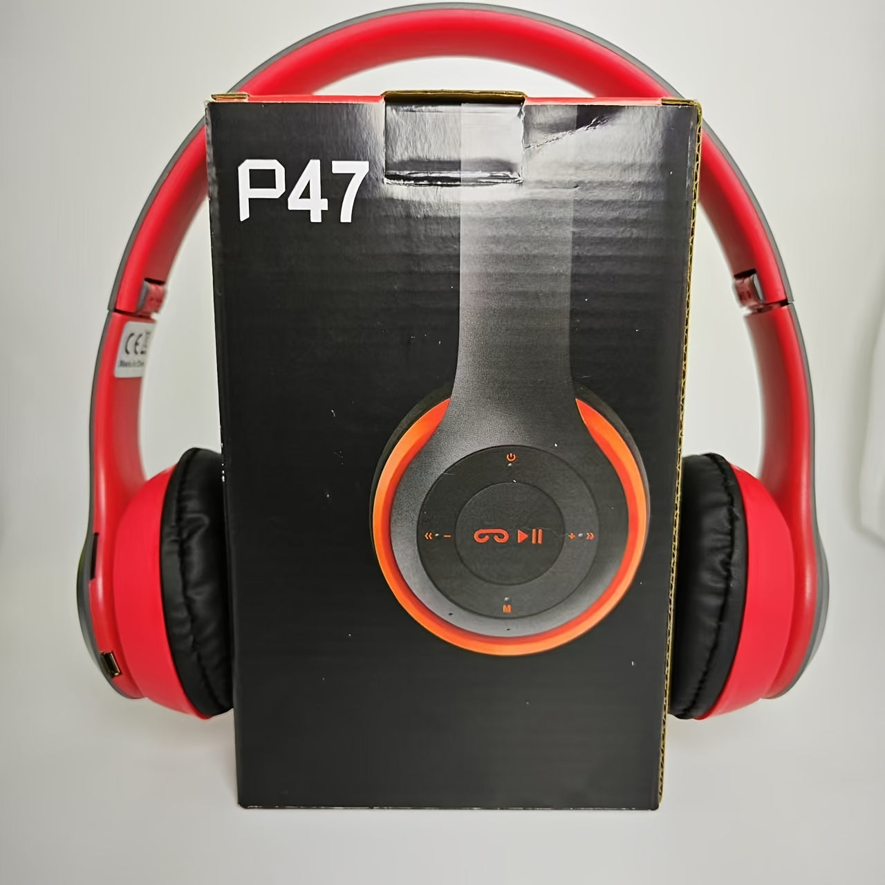 Wireless Over-Ear Headphones with Noise Cancellation and Rechargeable Battery