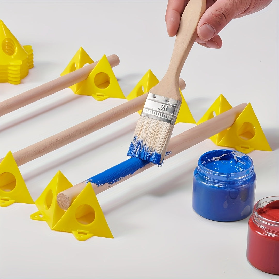 Painter's Pyramid Stand Canvas Paint Stand Pouring Art Accessory