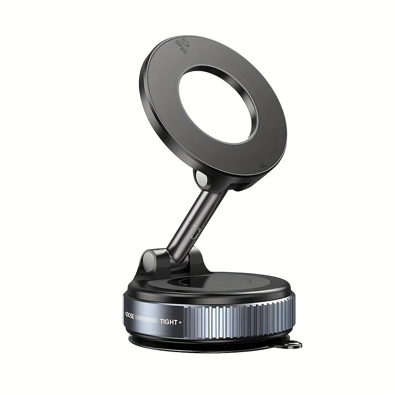 360° Rotating Magnetic Phone Holder Foldable Retractable Universal Compatibility for iPhone