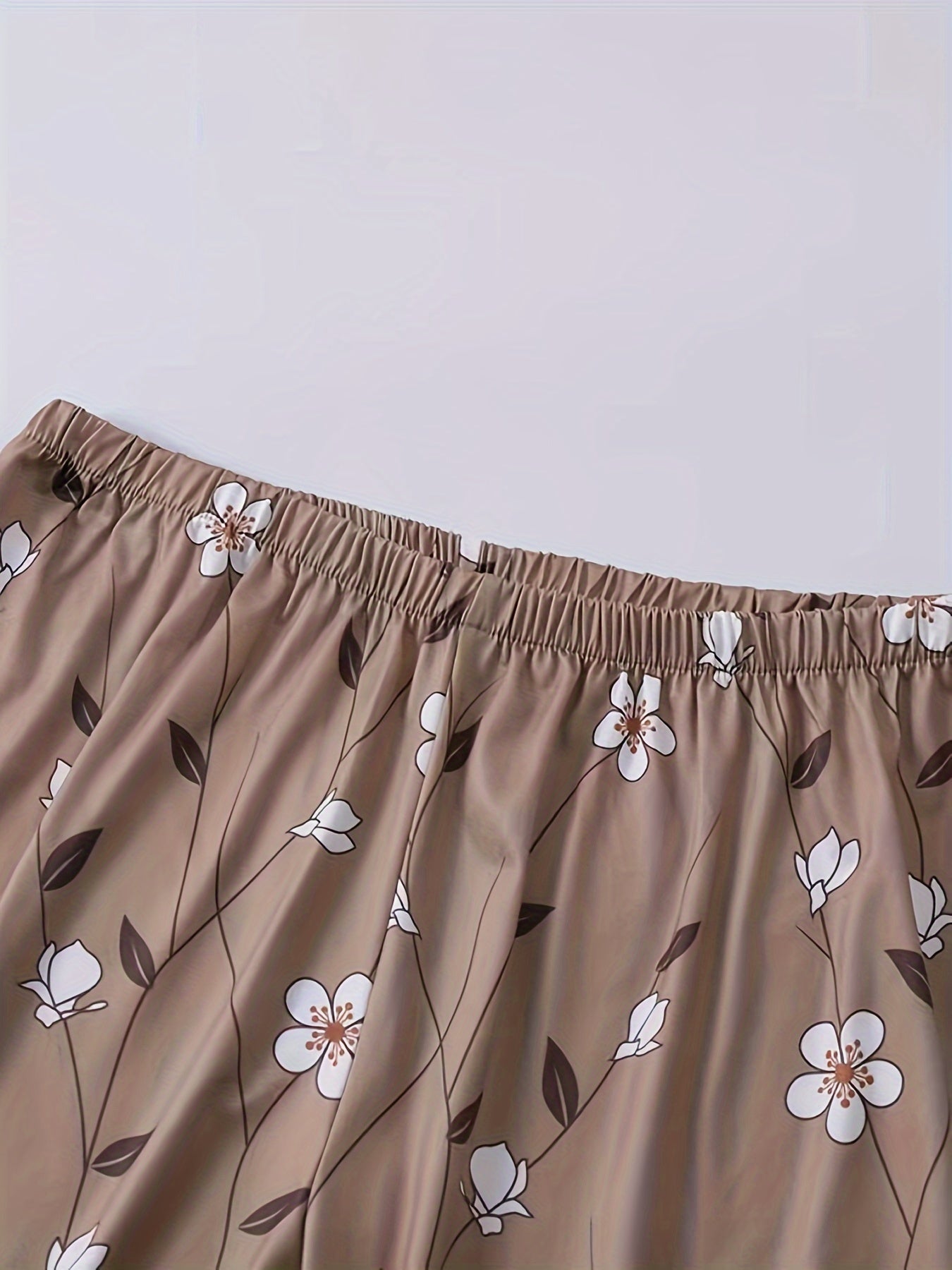 Women's Plus Size Pajama Set Soft Polyester Short Sleeve Heart Print