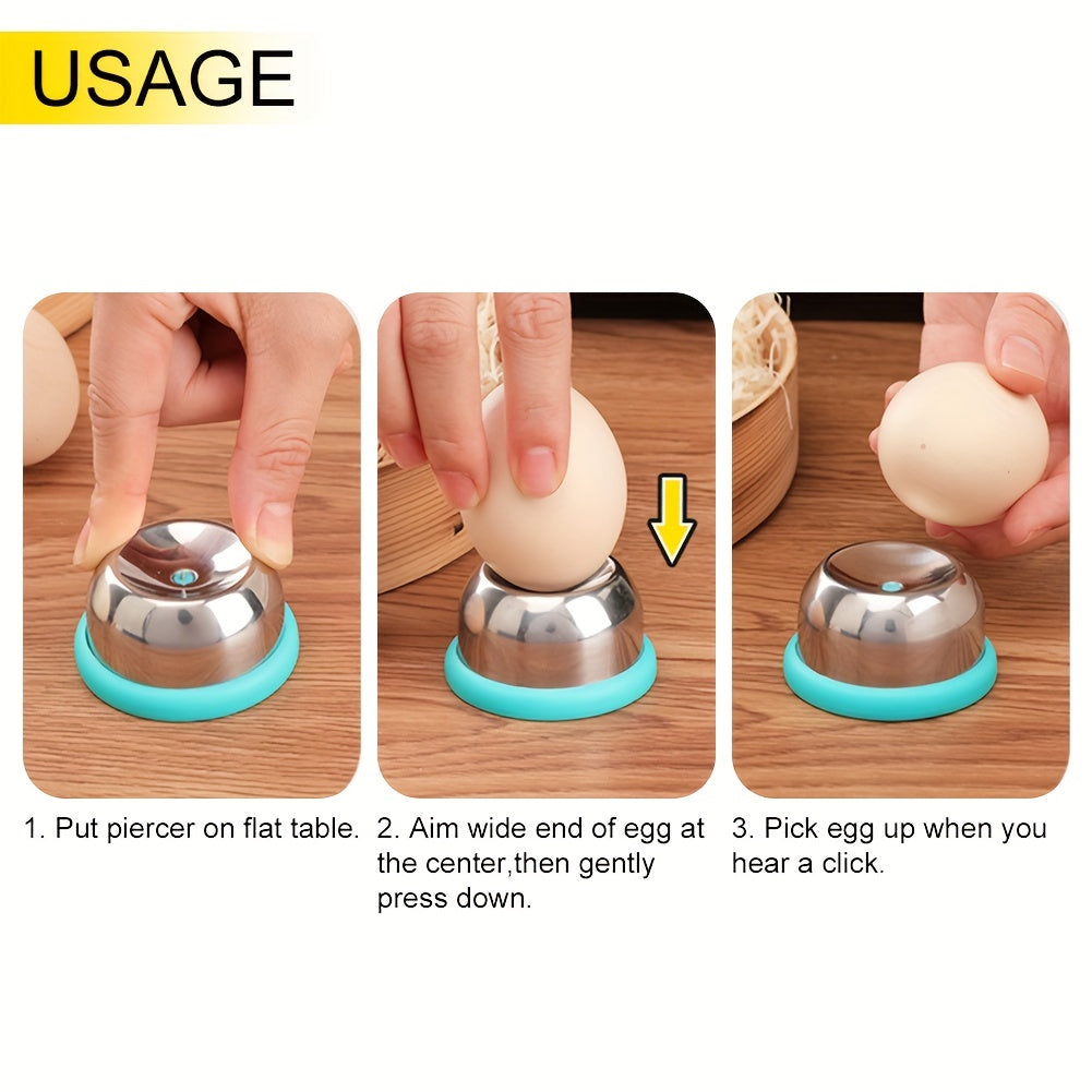 Stainless Steel Egg Piercer Egg Puncher Tool for Hard Boiled Eggs Kitchen Gadget