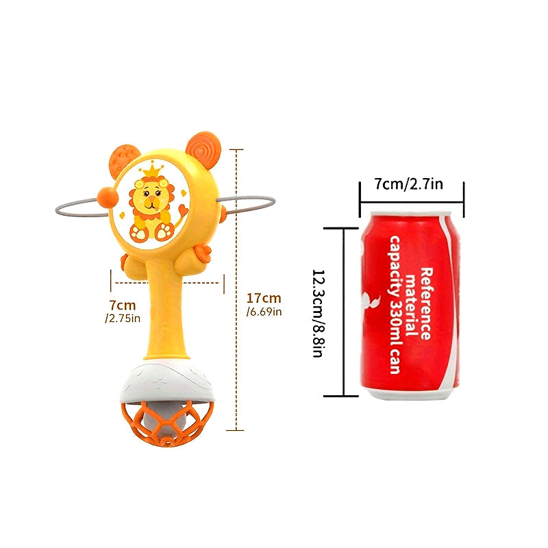 Baby Rattle for Newborns Chewable Educational Toy Halloween Thanksgiving Christmas Birthday Gift Random Pattern