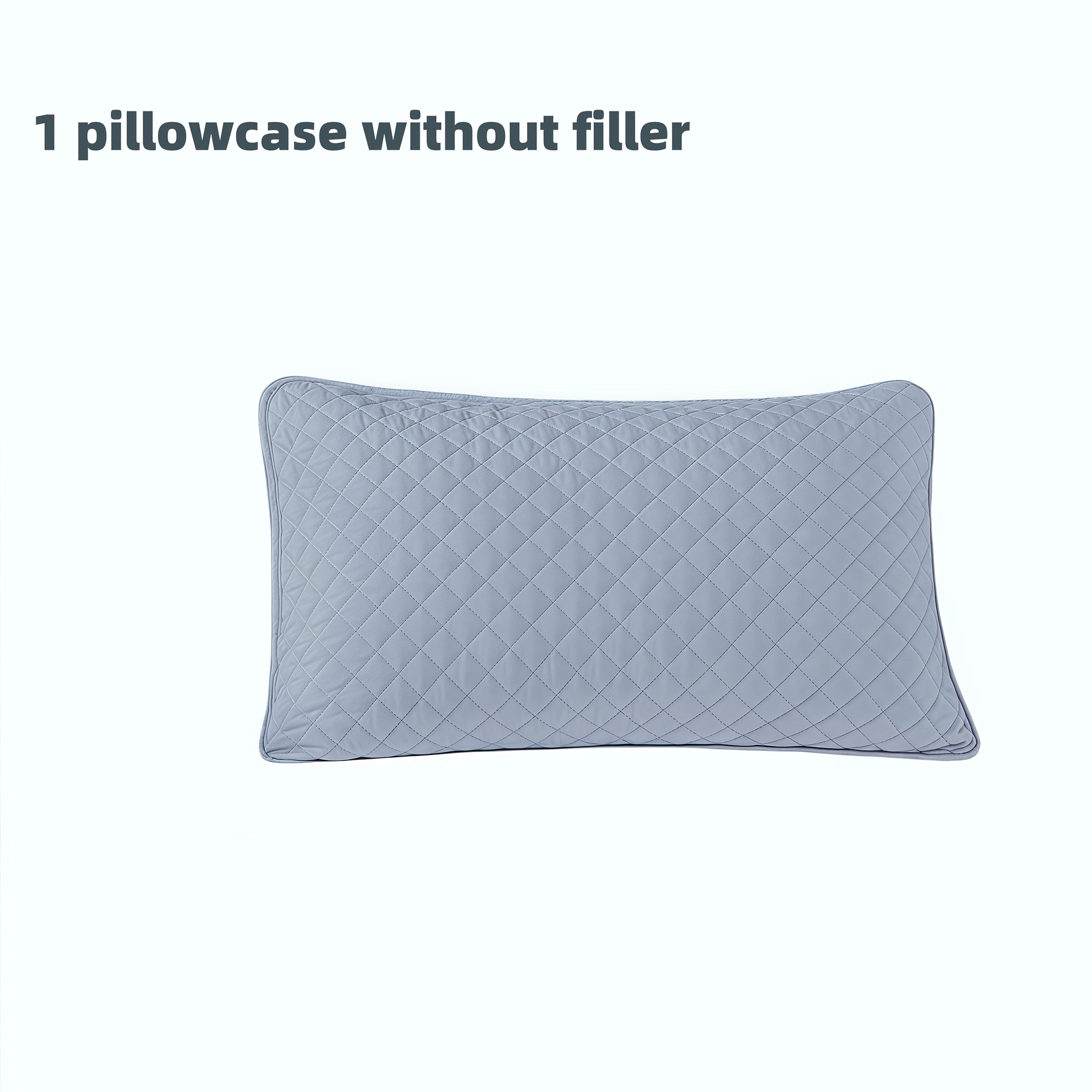 Lightweight Quilted Pillow Protector for All Seasons Latex Pillow Cover