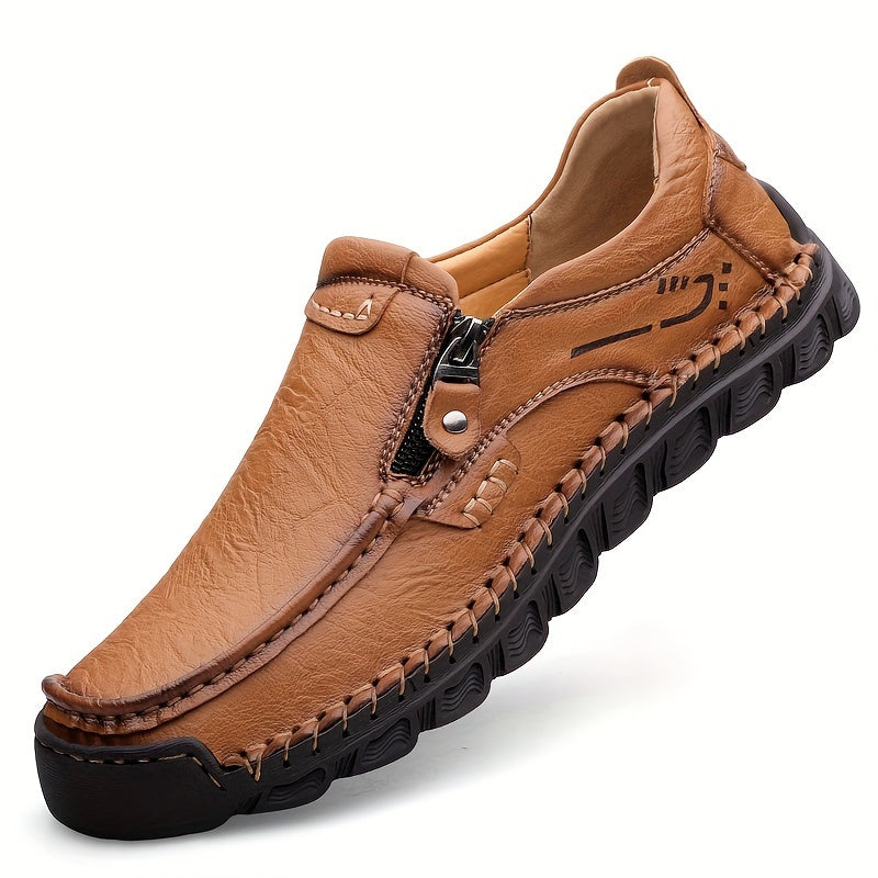 Men's Casual Loafers Non-Slip Rubber Sole Microfiber Synthetic Leather All-Season