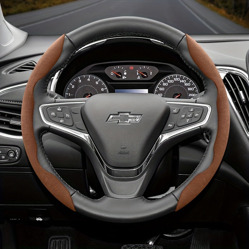 Set 2 or 3 Winter Velvet Anti-Slip Steering Wheel Covers PVC All-Season Black Green Red Orange Brown