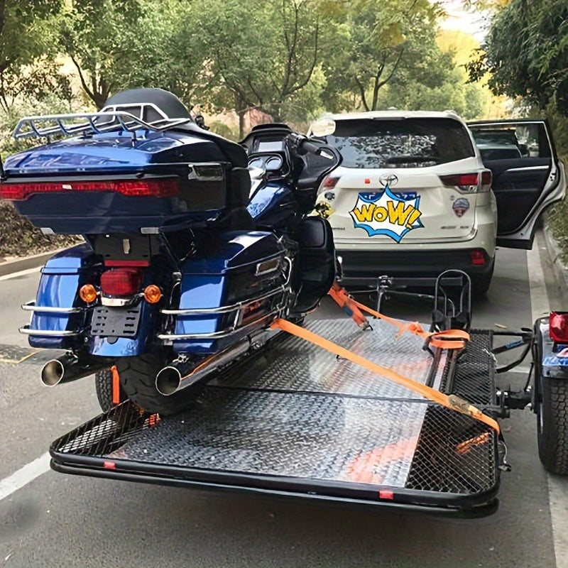 Heavy-Duty Polyester Ratchet Cargo Straps with Metal Buckle for Cars and Trucks