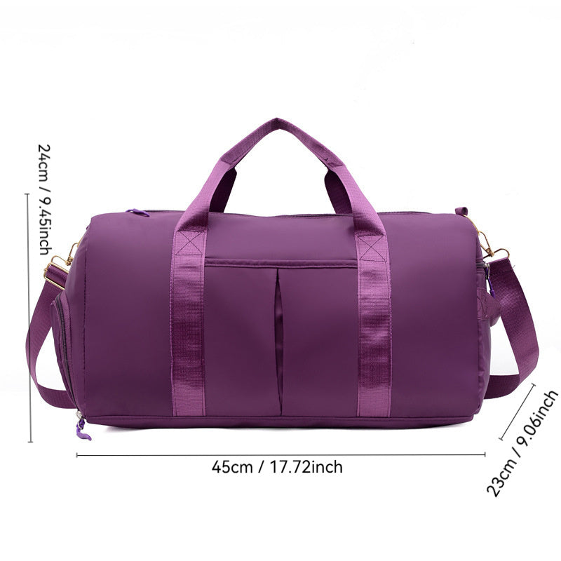 Nylon Travel Bag Large Capacity Wet and Dry Separation Fitness Swimming Unisex