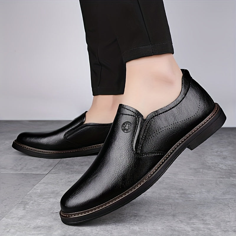 Men's Split Loafers Breathable Design Soft Rubber Sole Casual All-Season