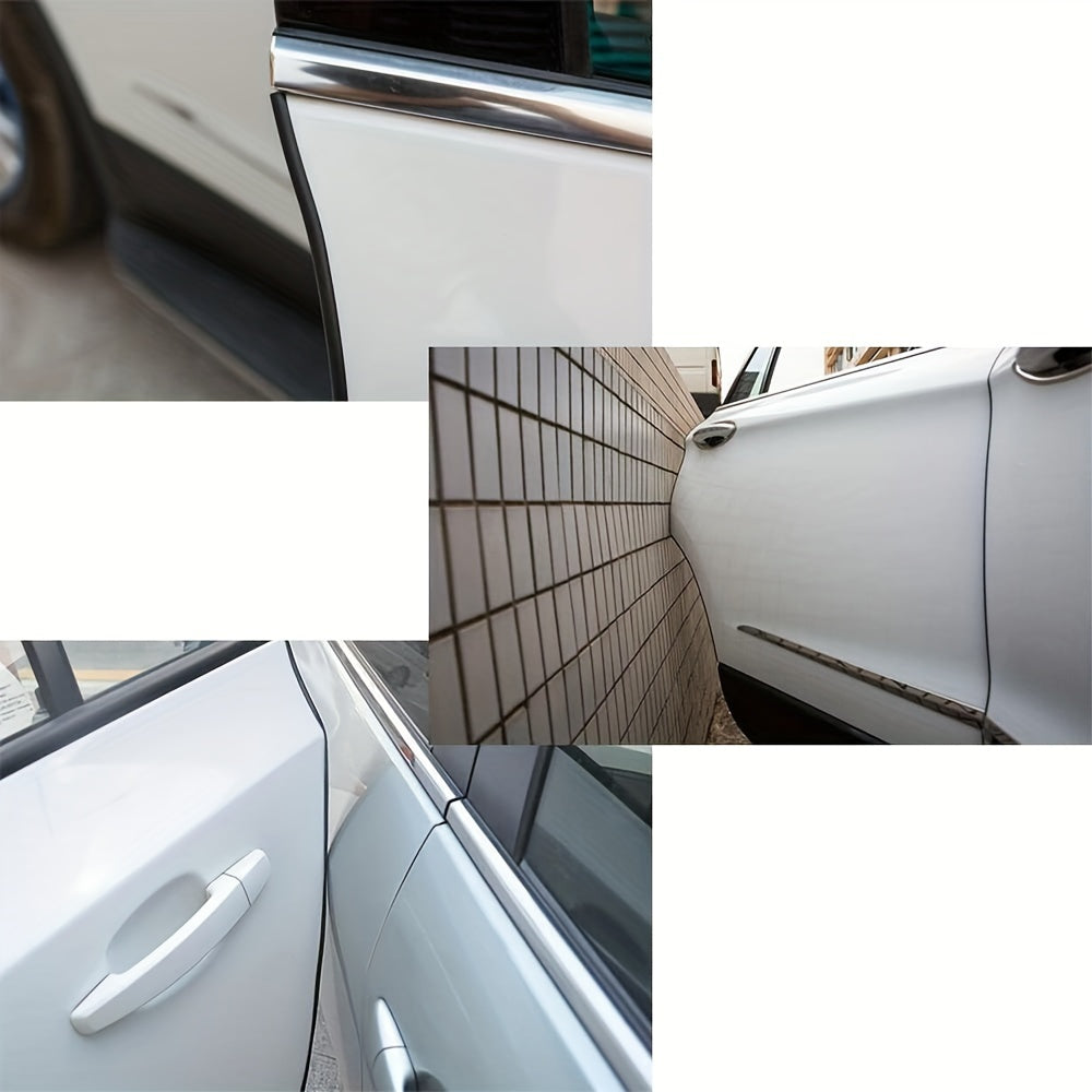 Черный резиновый защитный бортик для дверных краев в форме U, 299,92 см, защита от царапин для автомобилей