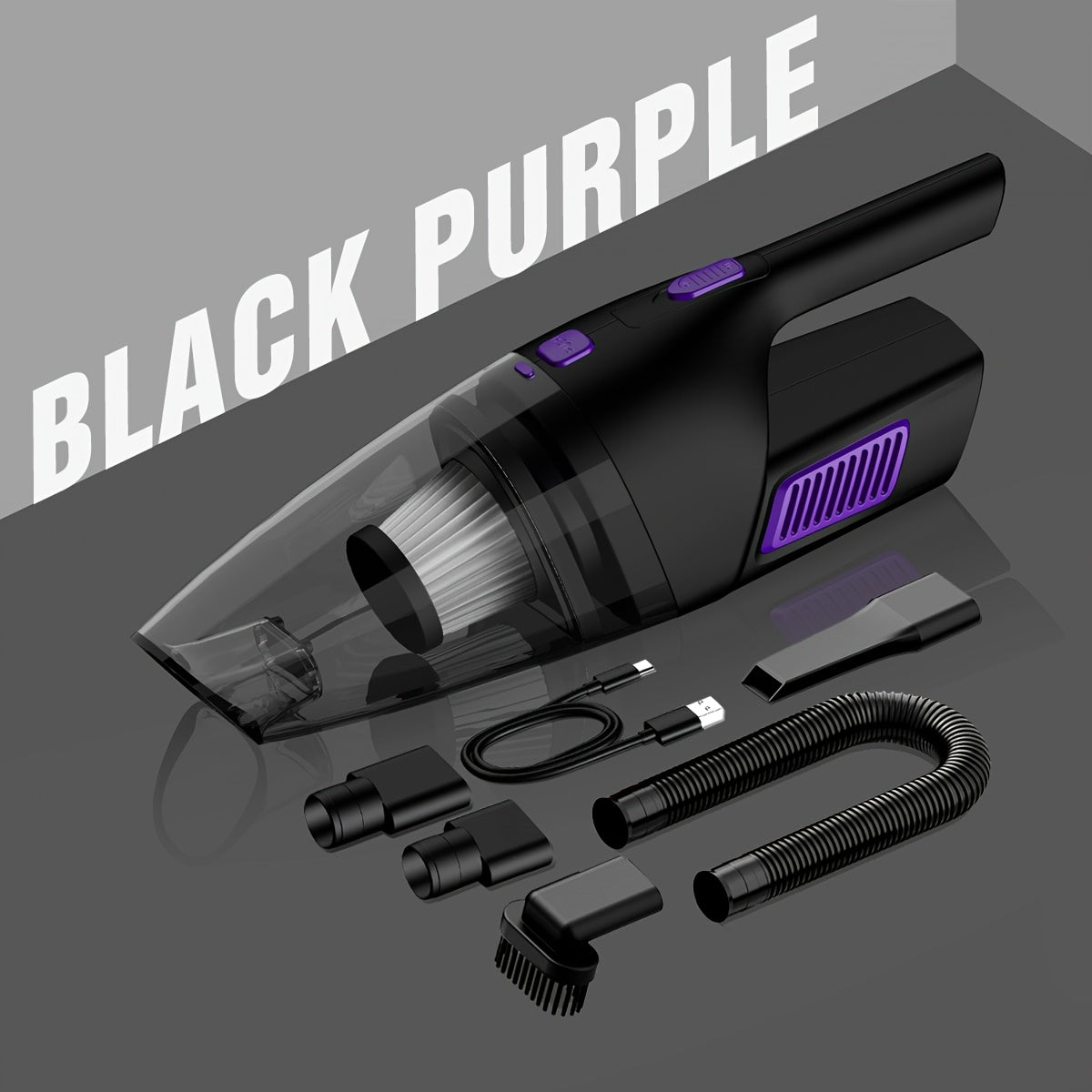 Wireless Car Vacuum Cleaner 6KPa Portable Cordless Dust Ktrap for Home Office Pet