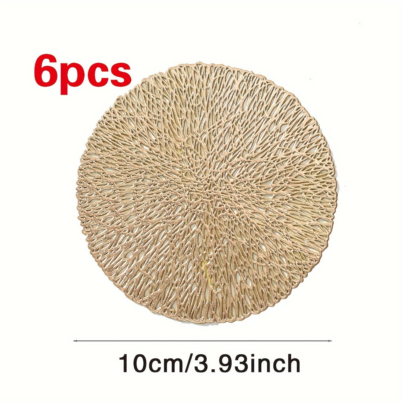 6 грязных шелковых подставок, идеальных для украшения стола и подстаканников.