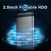 6.35cm Portable External Hard Drive 500GB 1TB USB 3.0 Metal Enclosure for PC MacBook PS4 Xbox Smart TV