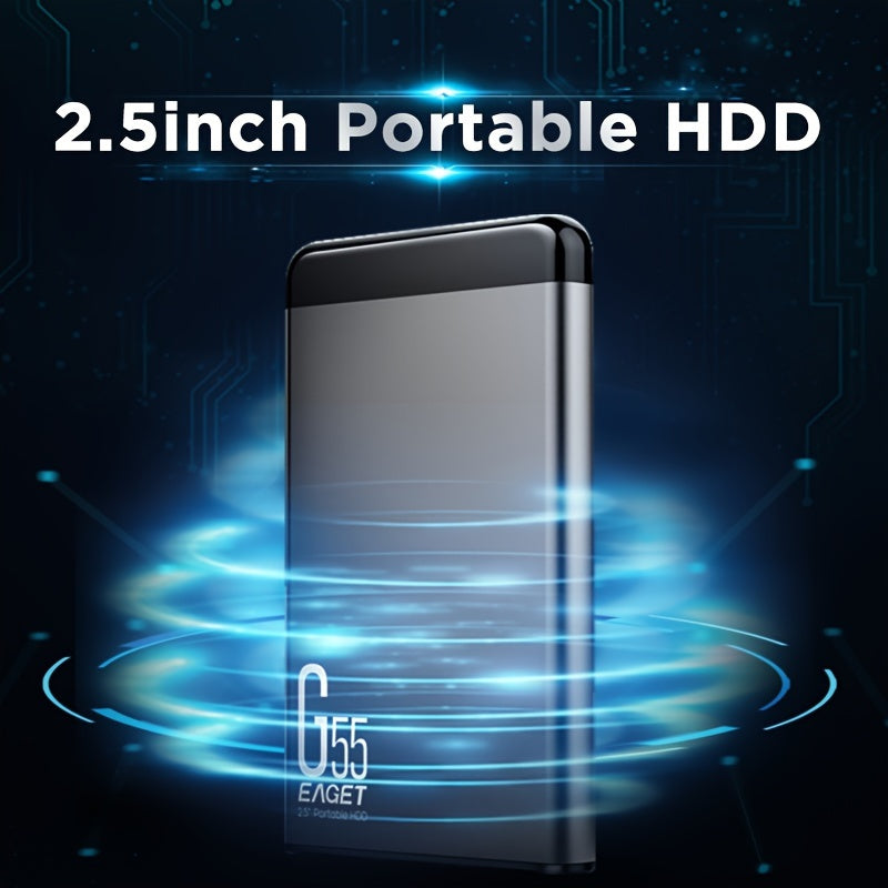 6.35cm Portable External Hard Drive 500GB 1TB USB 3.0 Metal Enclosure for PC MacBook PS4 Xbox Smart TV