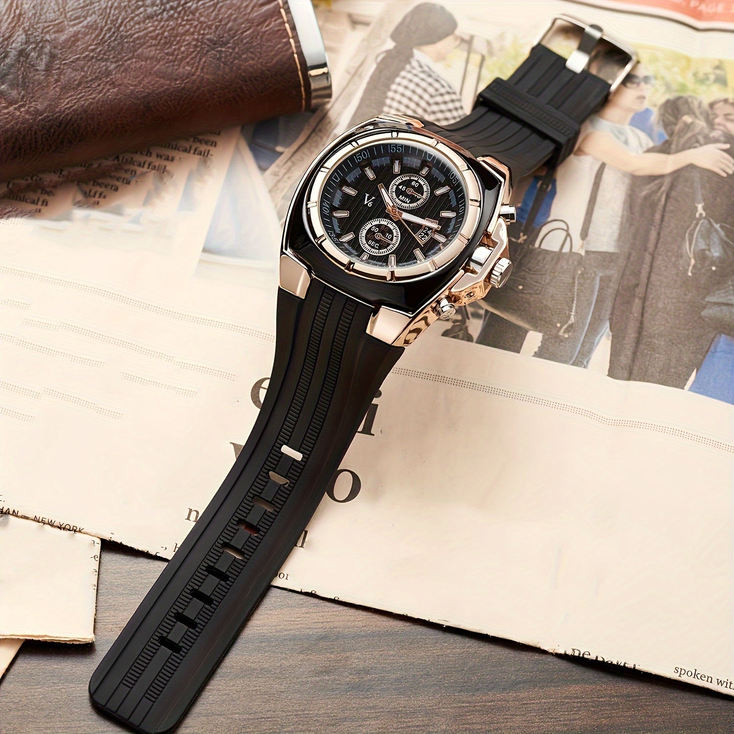 Uniseks raqamli sport soati silikon kamar bilan ko‘p vaqt mintaqasi ko‘rsatuvchi