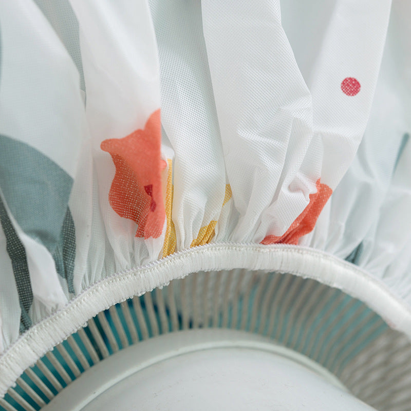 Set of 2 Round Electric Fan Covers for Floor Fans Waterproof Dustproof Home Use