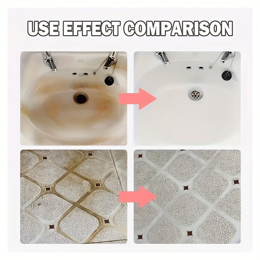 Tabiiy va hidlanmagan qattiq suv dog'larini olib tashlash to'plami dushlar, hojatxonalar va plitalar uchun.