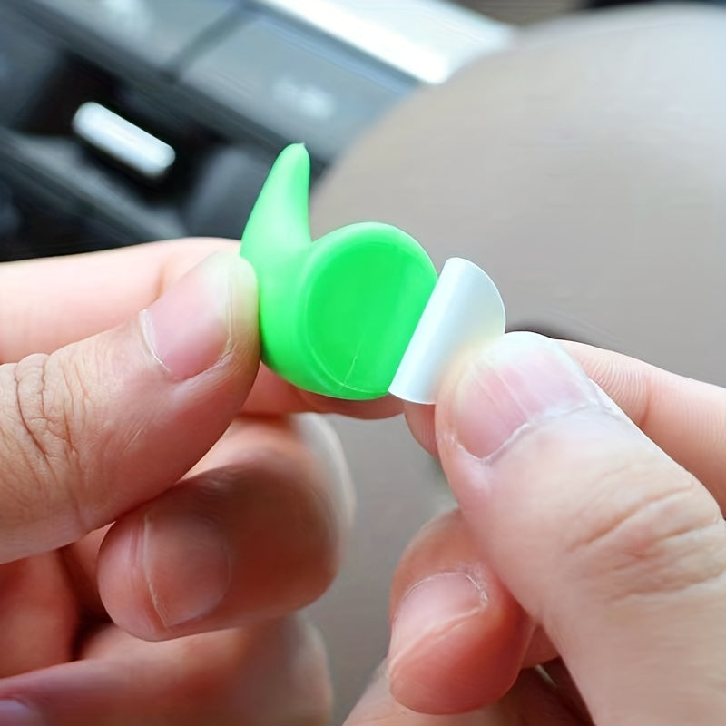 2 dona Mini Devil Horn Avtomobil Boshqaruv Ruliga Yelimlar Chiroyli Panel Aksesuarlar