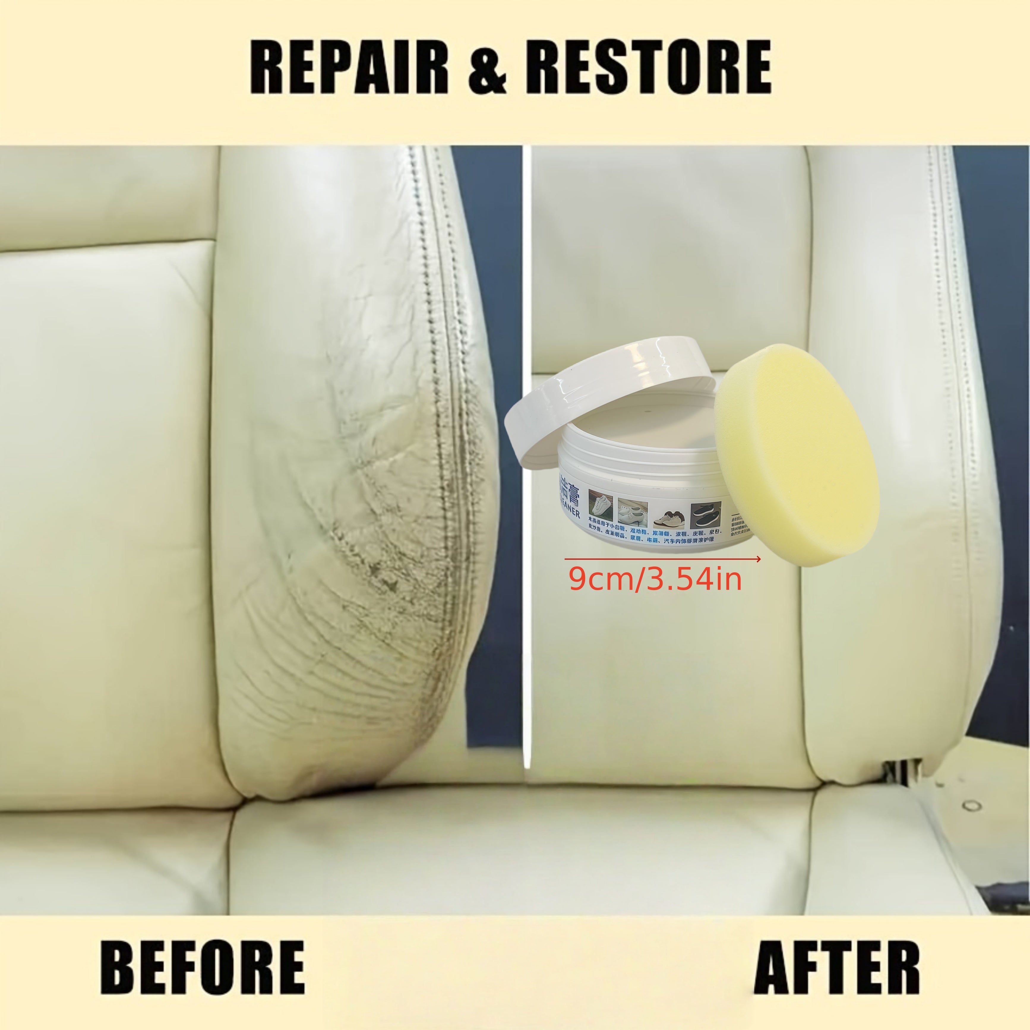 Faux Leather Shoe Care Spray 160g for Synthetic Shoes Bags Sofas