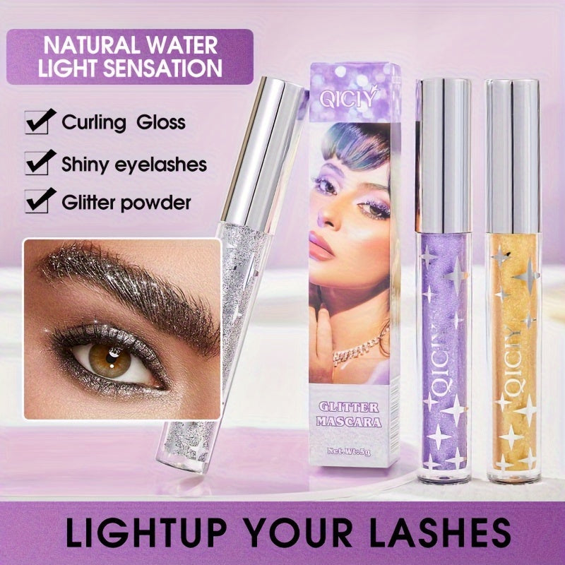Women's Sparkling Diamond Mascara Waterproof Long-Wear Gift