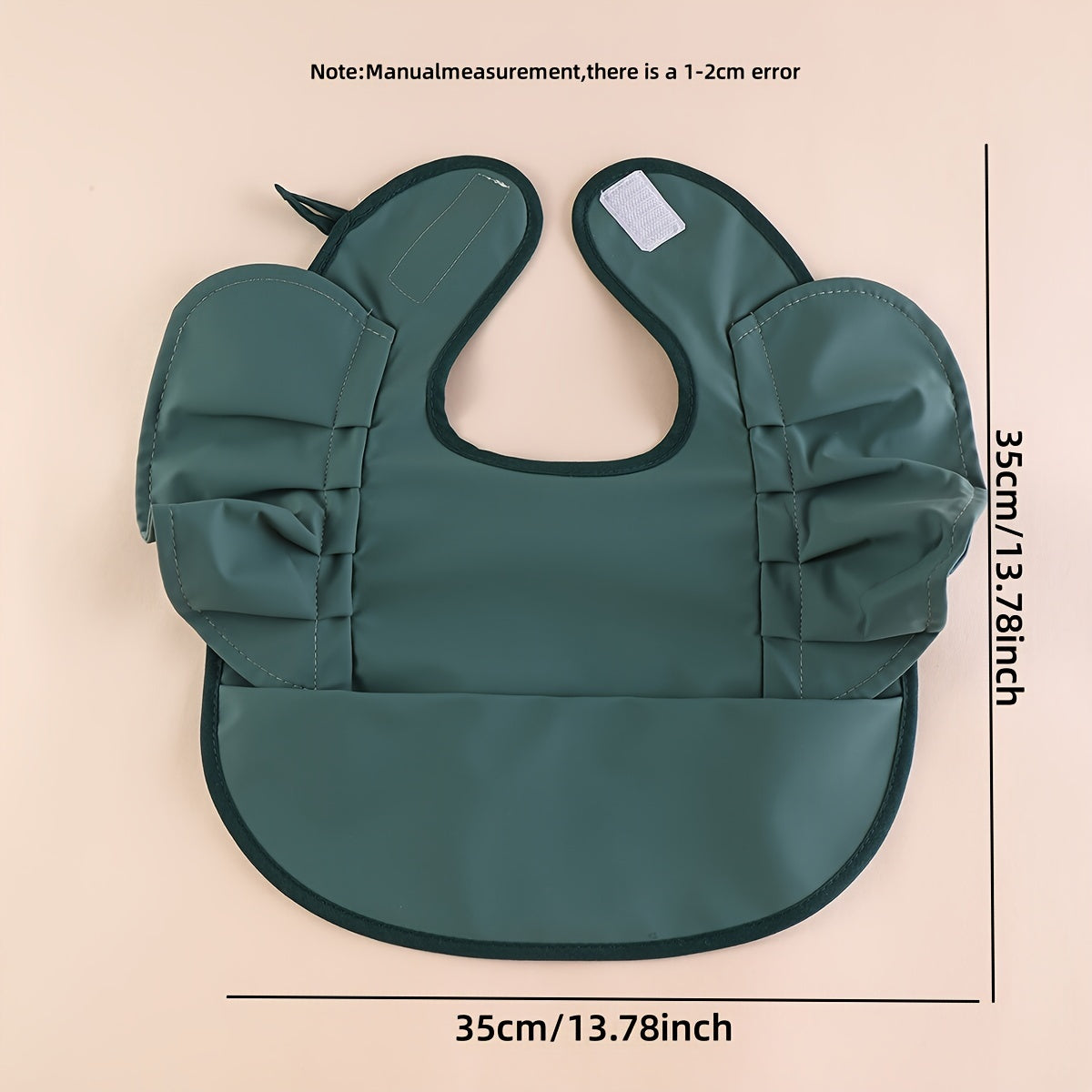 Babero impermeable para alimentar con diseño de alas de ángel, material PU, para regalos de vacaciones