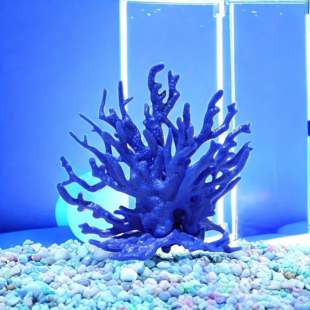Lifelike PVC Coral Reef Aquarium Decor for Fish Tanks Saltwater and Freshwater Landscaping