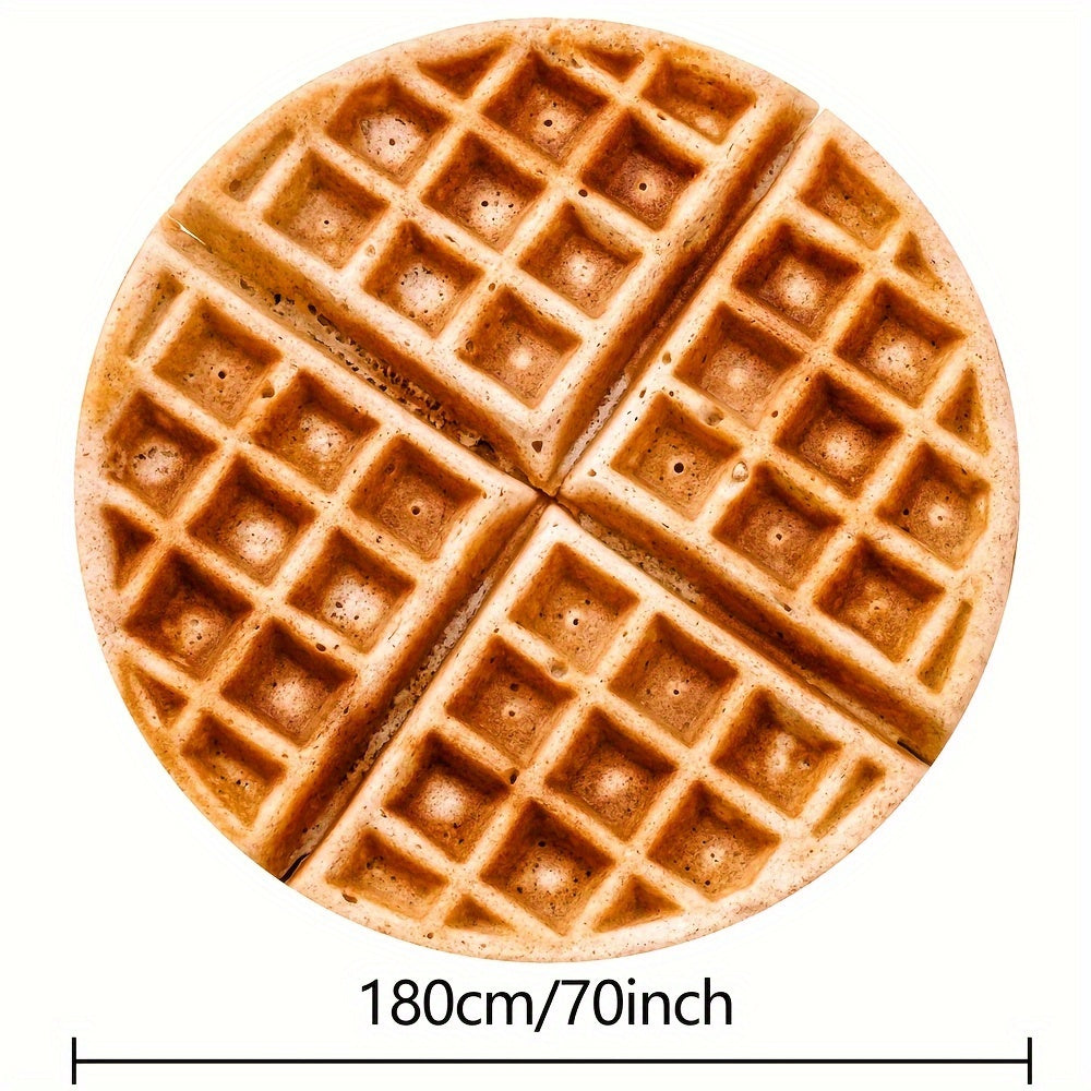 Одеяло-кишка "Новинка Тортилья" - Круглое одеяло с едой для взрослых с забавным реалистичным дизайном буррито