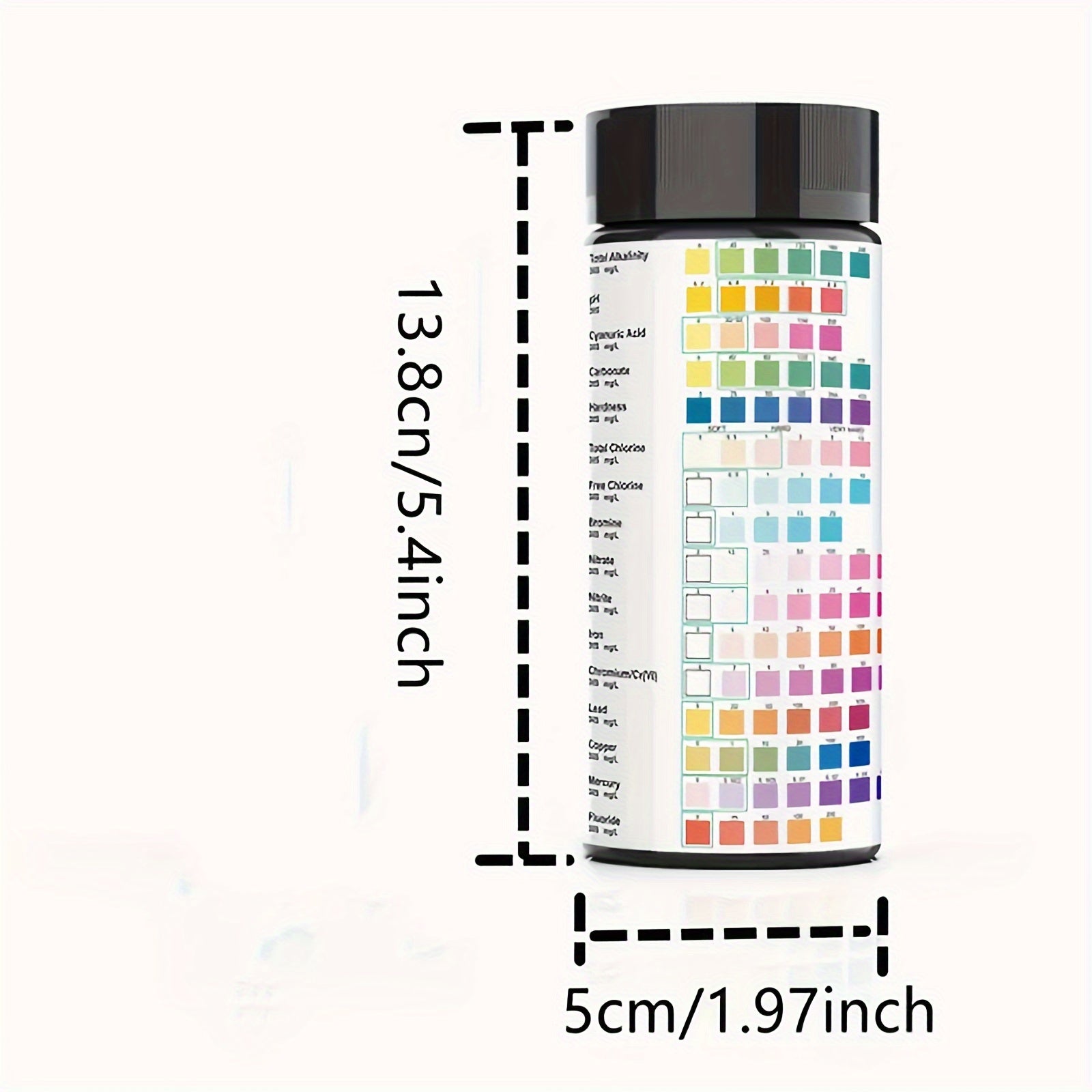 Professional Drinking Water Test Kit 16-in-1 with 100 Strips for Contaminants