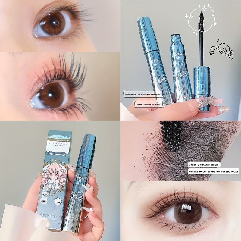 Dense Slender Waterproof Mascara for Natural Curling Lengthening Volumizing Black