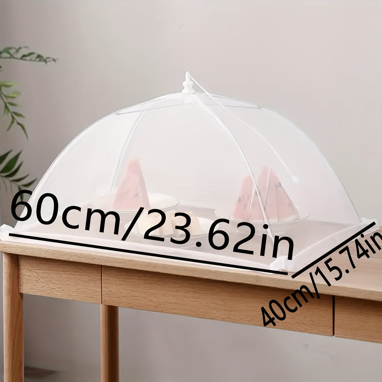 Large Stainless Steel Food Cover Tents Insect-Proof Foldable for Outdoor Use
