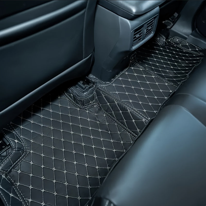 All-Weather Waterproof PU Leather Car Floor Mat for SUV Waterproof Dustproof Durable