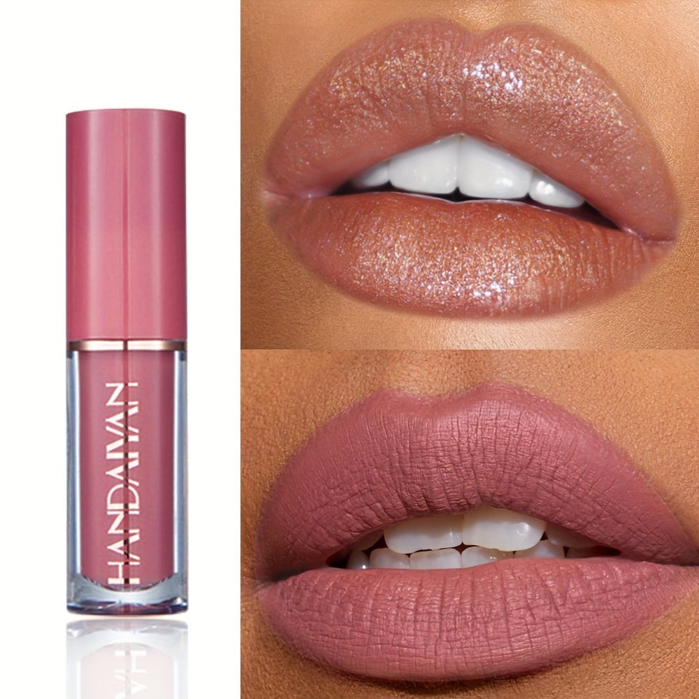 Набор женских глянцевых блесков для губ из бархата, 12 цветов, стойкие, водостойкие, матовые