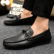 Men's Non-Slip PU Loafers Casual Dress Shoes for Daily Party Street Wear