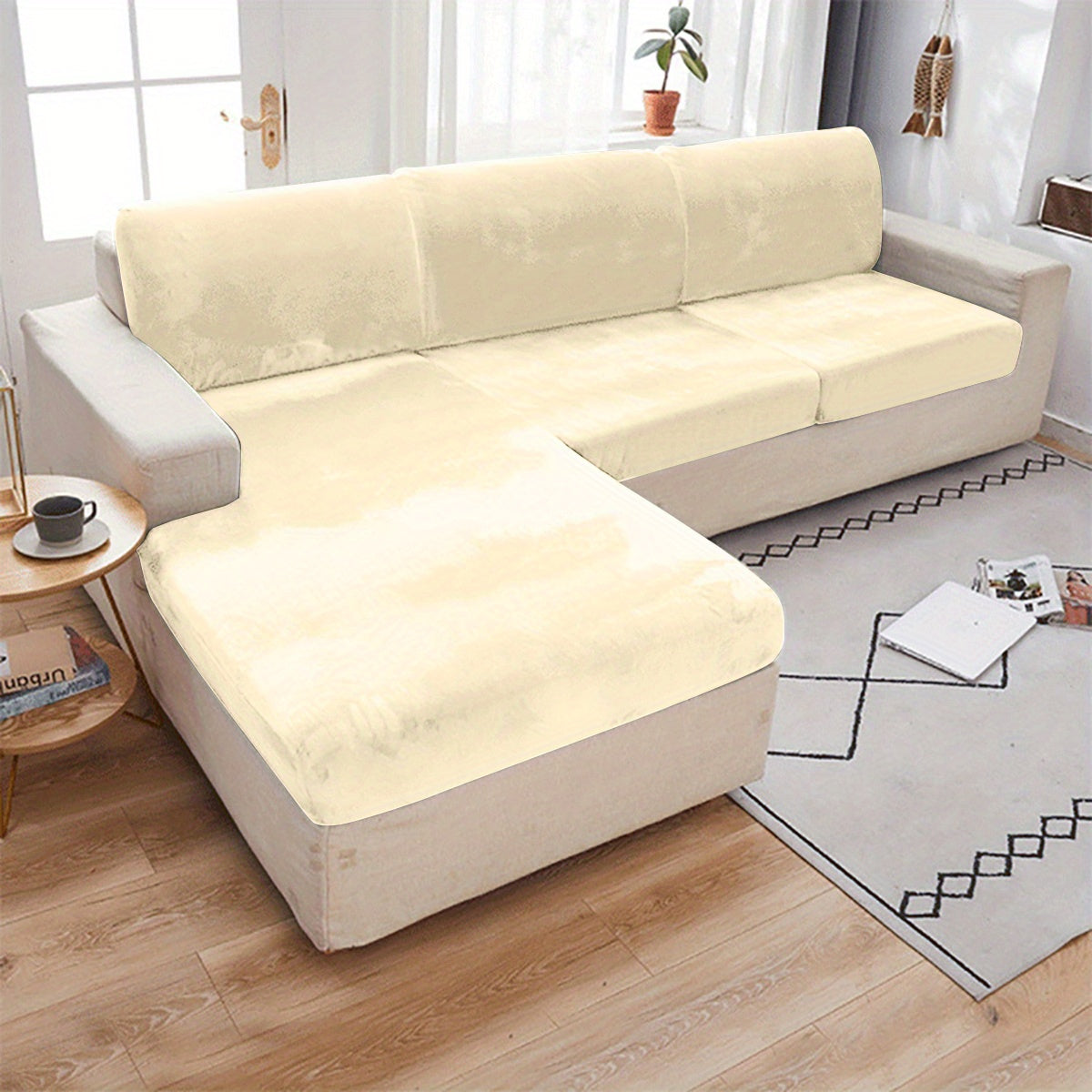 Кросс-бодерная европейская стильная наволочка из бархата серебристого лиса, утолщенная и эластичная с веревочным закрытием.