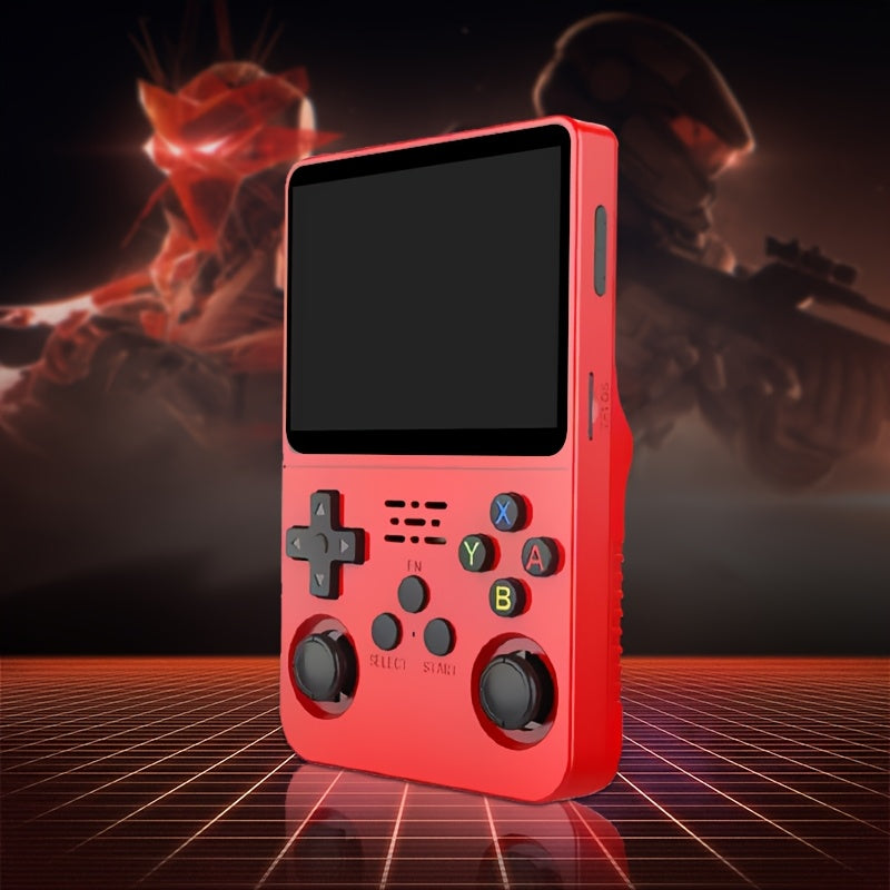 64G xotira bilan portativ video o'yin konsoli, ishga tushganda darhol o'ynash, 3.5 dyuymli IPS ekran va 7 ta rang variantlarini sozlash imkoniyati, baxtli bolalik xotiralarini uyg'otish uchun mo'ljallangan.