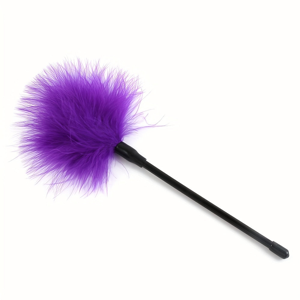 Adult Soft Flogger Tease Kit for Couples, Feather Flirt Toy