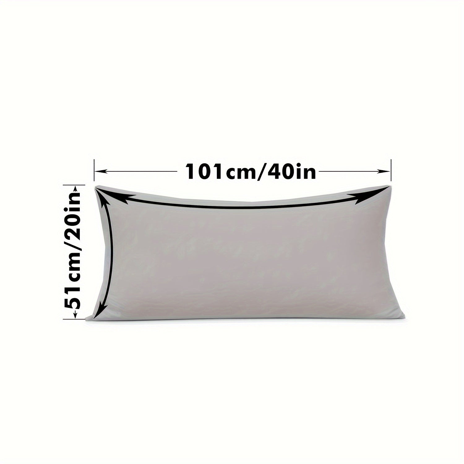Waterproof Stain-Proof Pillow Protector Cover Gray Bed Pillow Cover