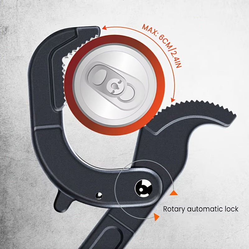 Multifunctional Pipe Pliers with Adjustable Wrench and Automatic Lock for DIY Maintenance