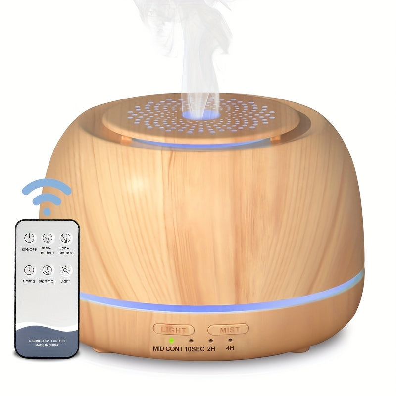 300ml Soundwave Essential Oil Diffuser Humidifier with 7-Color LED Night Light