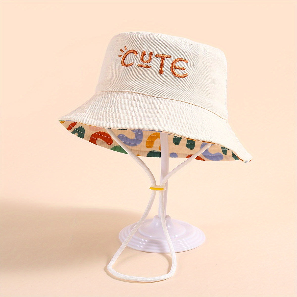 Kids Fisherman Hat with Wide Brim Sun Protection Cotton for Boys and Girls
