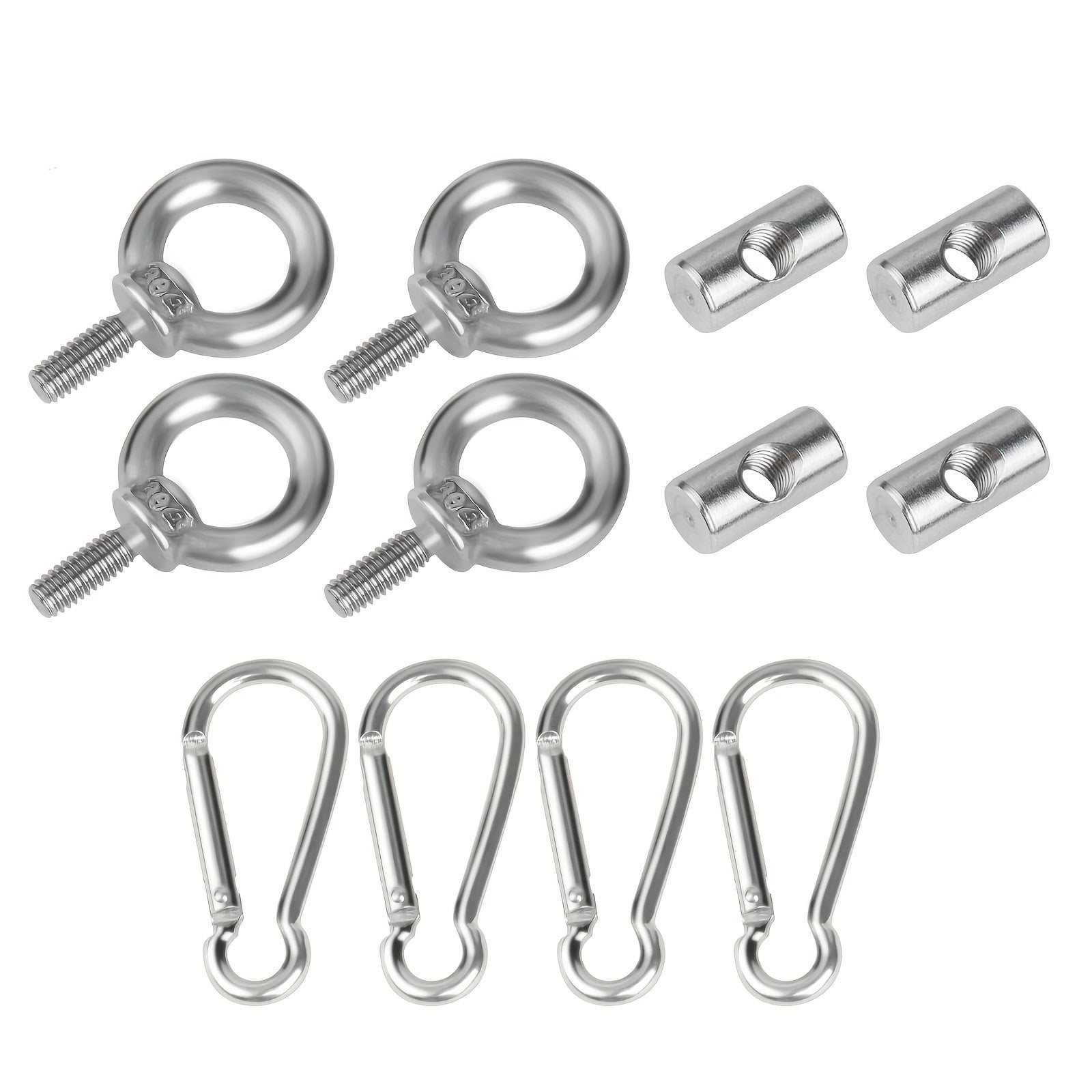 Stainless Steel Awning Rail Stoppers Set for RV Campervan Caravan Motorhome