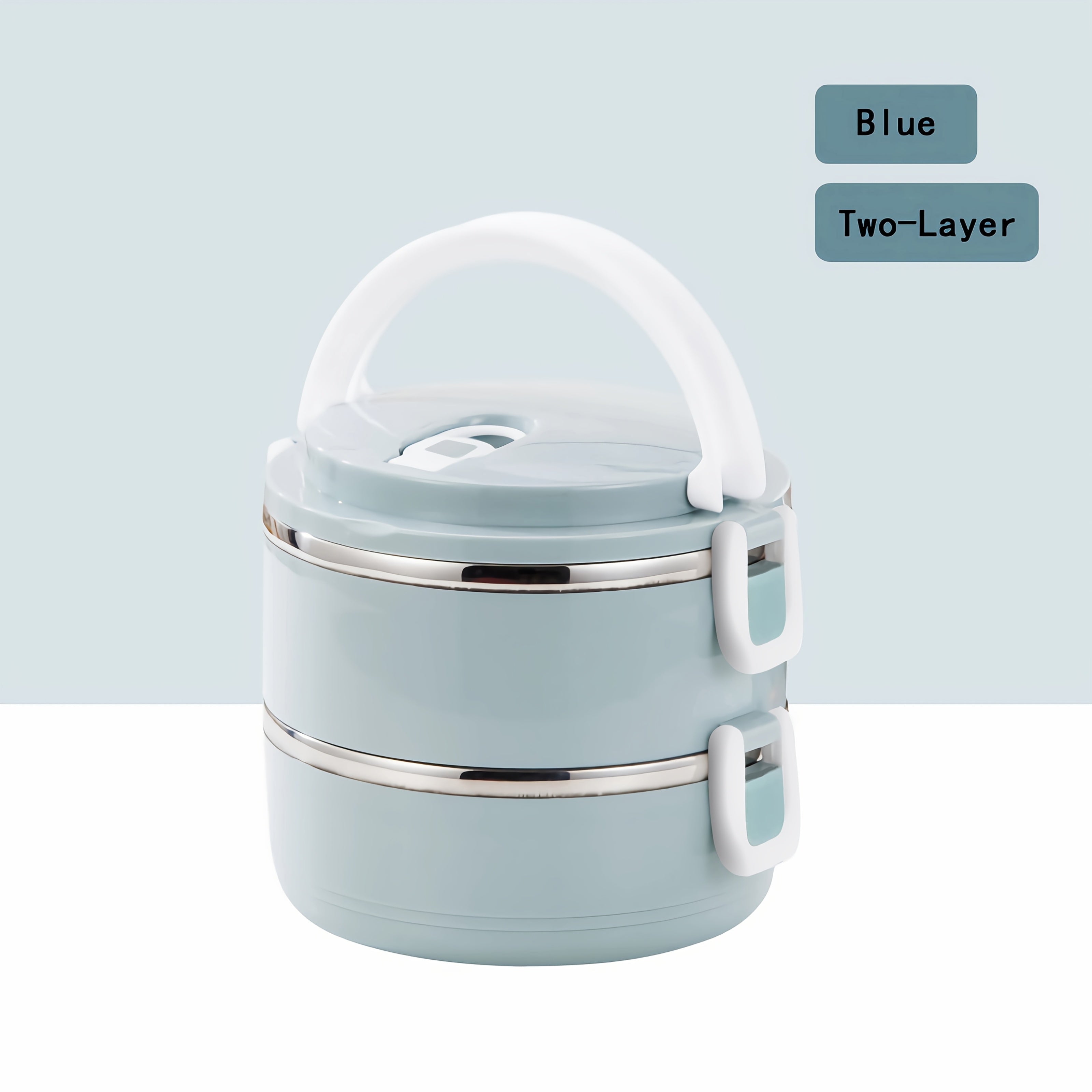 Stainless Steel Leakproof Insulated Lunch Box with 2-4 Tiers