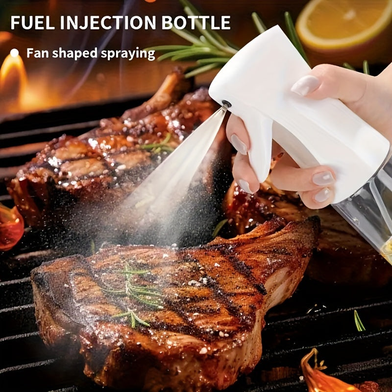 2-in-1 Olive Oil Sprayer Dispenser Durable Plastic Bottle for Cooking and Storage