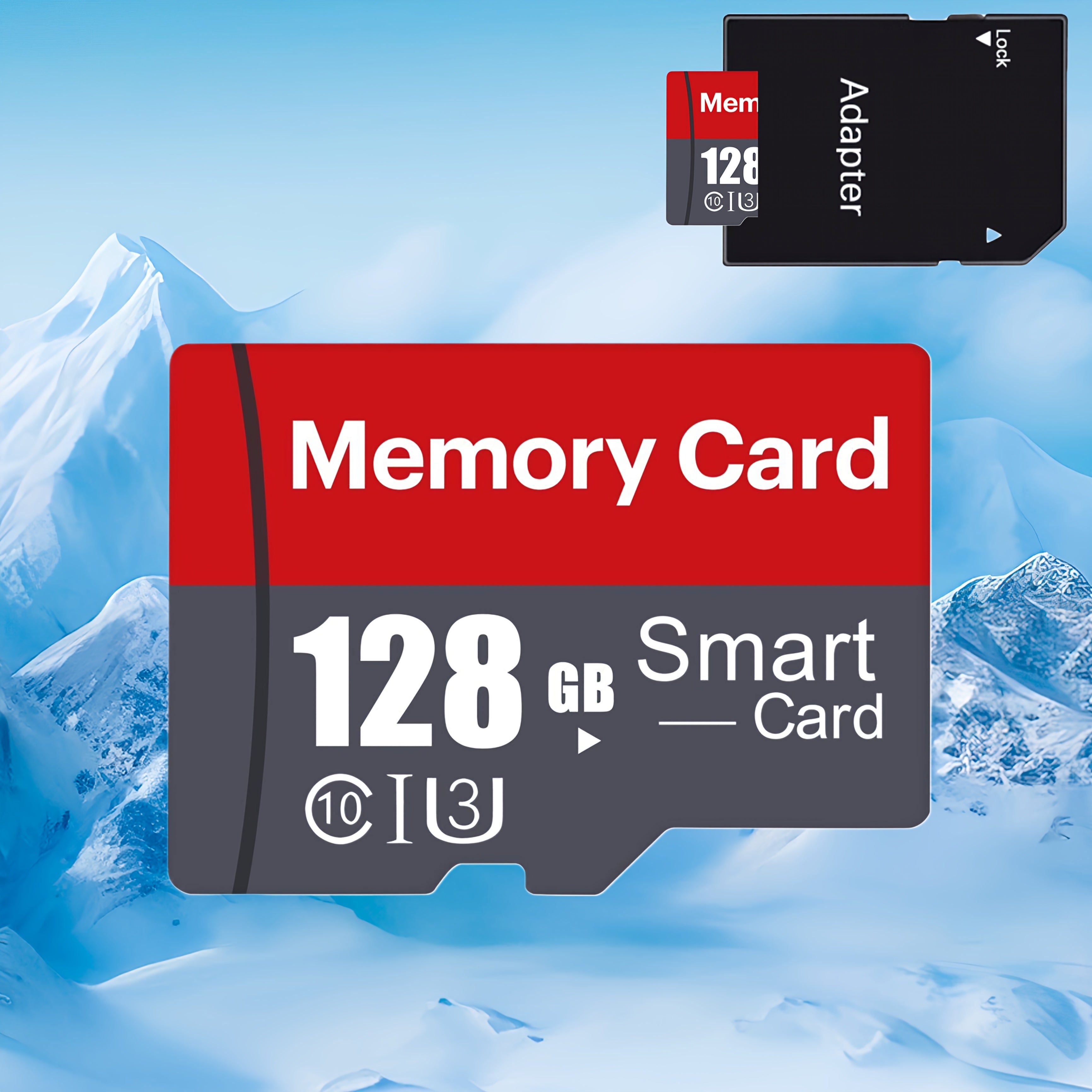 High-Speed UHS-I Class 10 Micro SD Card 8GB to 128GB for 4K UHD Video Surveillance Dash Cams