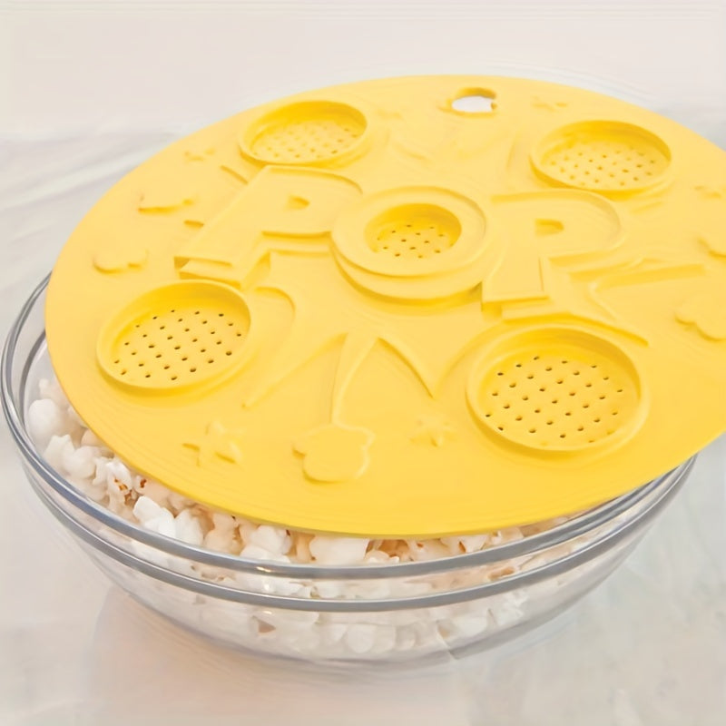 Tapa de silicona para microondas para palomitas de maíz, herramienta de cocina para sazonar y dar sabor