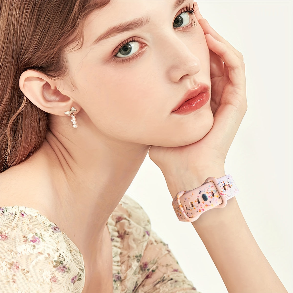 Silicone Sports Watch Band for Men Women Waterproof Compatible with 38mm 49mm Smartwatch